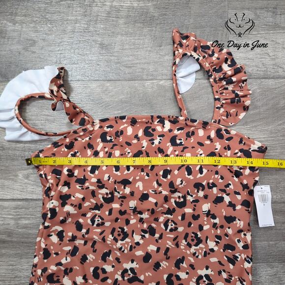 Old Navy Ruffle Strap One Piece Swimsuit Size M - Picture 3 of 5